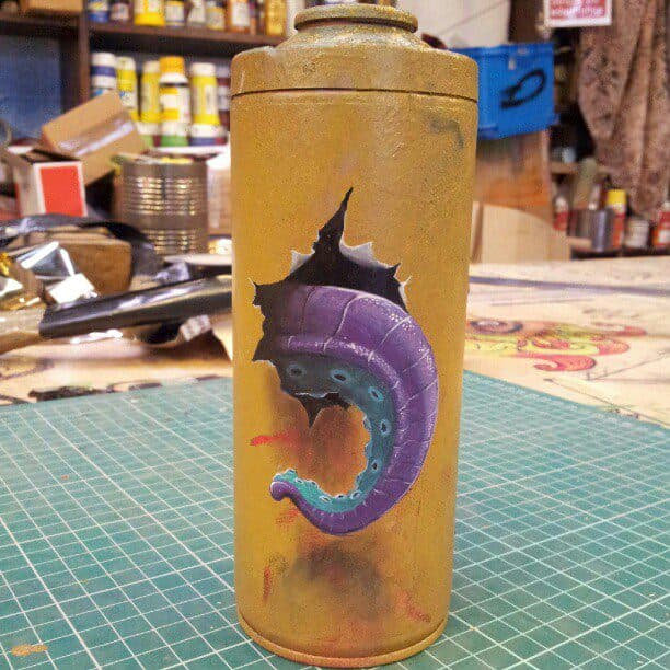 My tentacle poking out